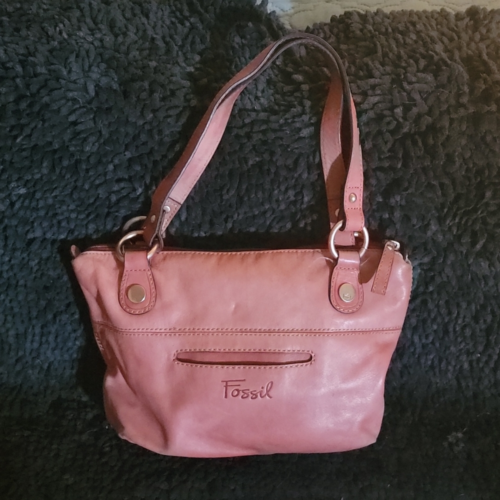Pink Fossil Purse